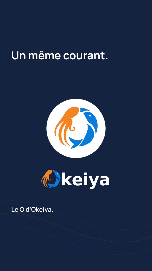 Le poisson bleu et la pieuvre orange réunis dans le O d’Okeiya