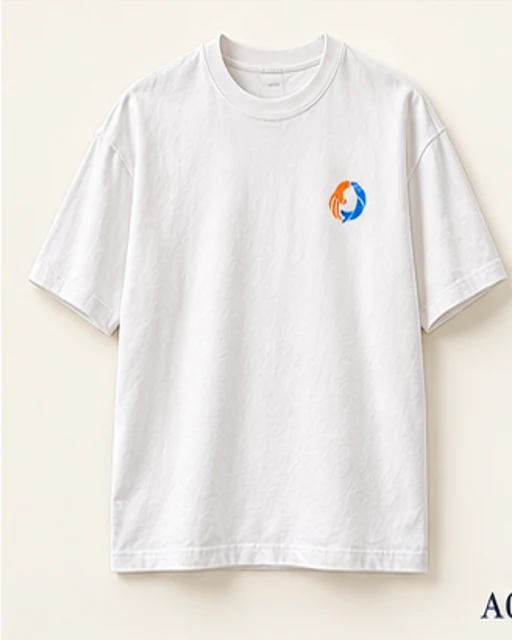 T-shirt blanc — maquette avant