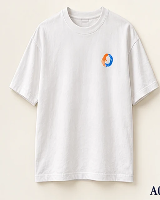 T-shirt blanc — maquette avant