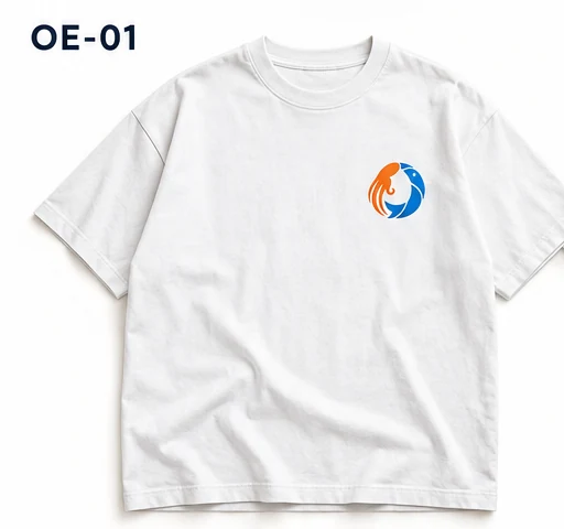 T-shirt blanc — maquette avant